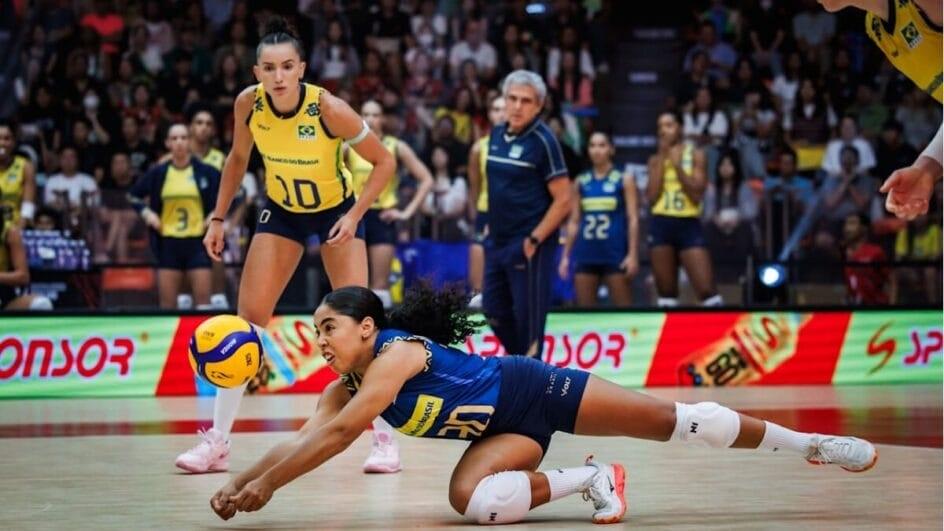 Vôlei: Brasil perde para Itália e fica fora da decisão do Mundial