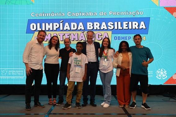 Cerimônia premia alunos do Espírito Santo medalhistas da Olimpíada Brasileira de Matemática