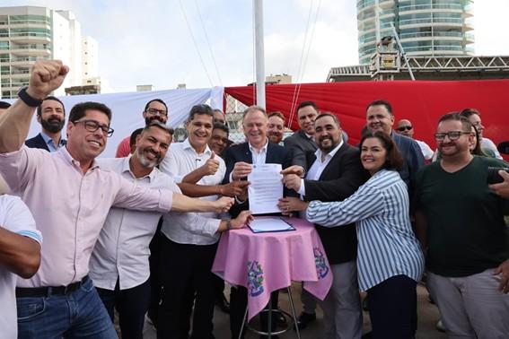 Guarapari celebra 134 anos com Totem de Segurança e novos investimentos do Governo do Espírito Santo