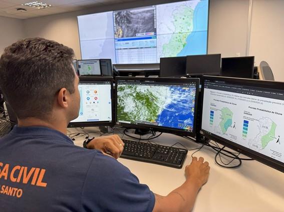 Defesa Civil Estadual prevê calor, ventania e chuva no início da primavera no Espírito Santo