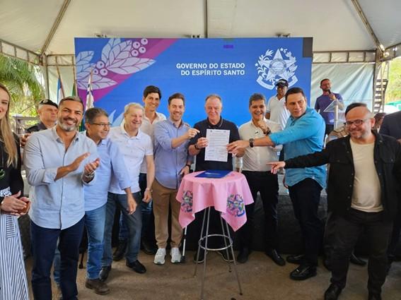 Governador do Espírito Santo inaugura obras de rodovia e novos serviços de Saúde em Colatina