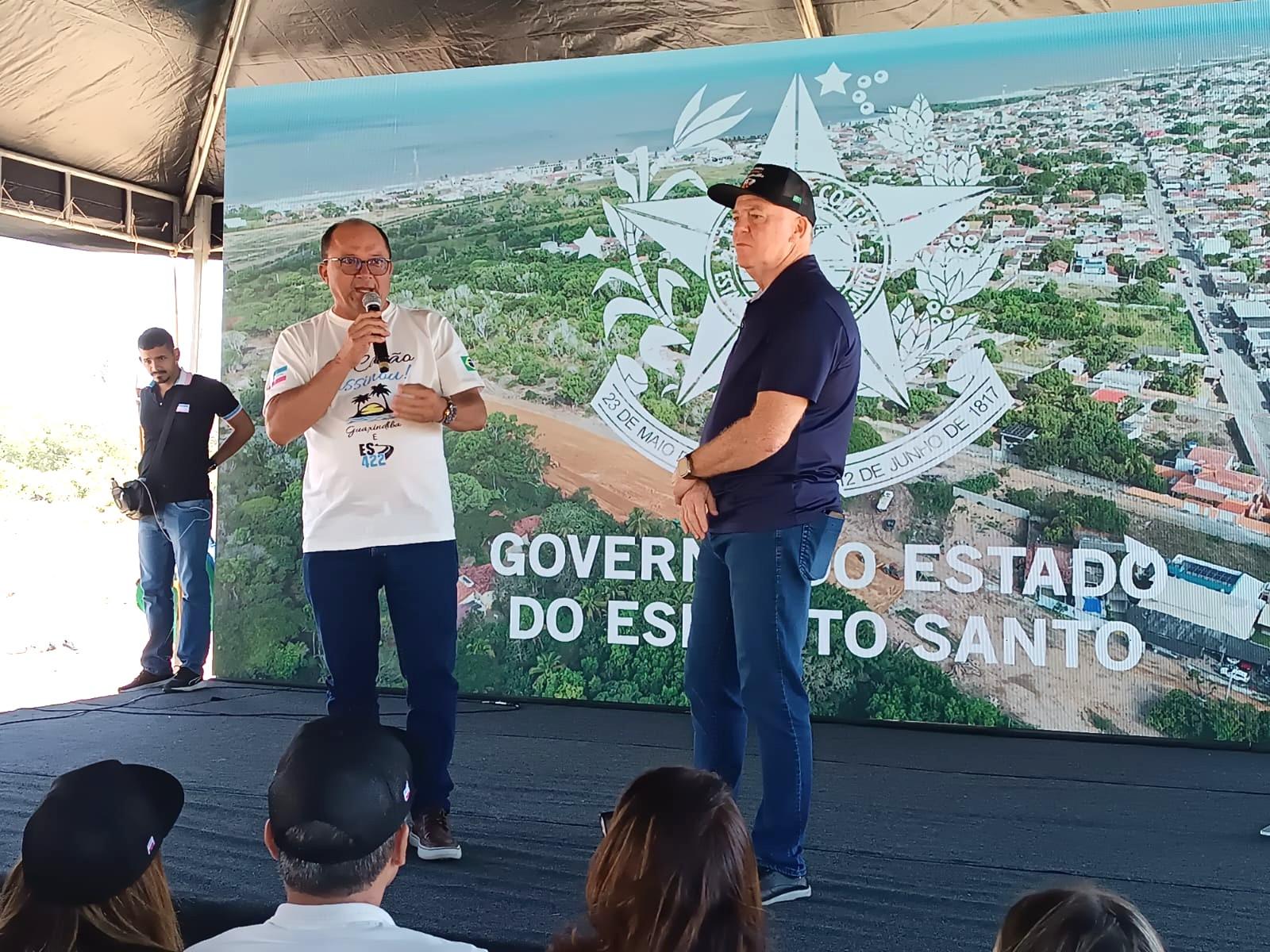 Casagrande inaugura sistema de travessia por balsa e anuncia novos investimentos em Conceição da Barra