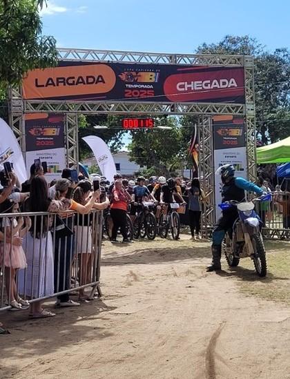 Parque Estadual de Itaúnas, em Conceição da Barra, no ES, recebe provas de mountain bike e corrida noturna