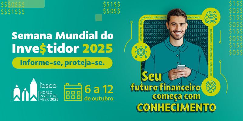 Com foco em educação financeira e segurança digital, Sicoob participa da Semana Mundial do Investidor 2025