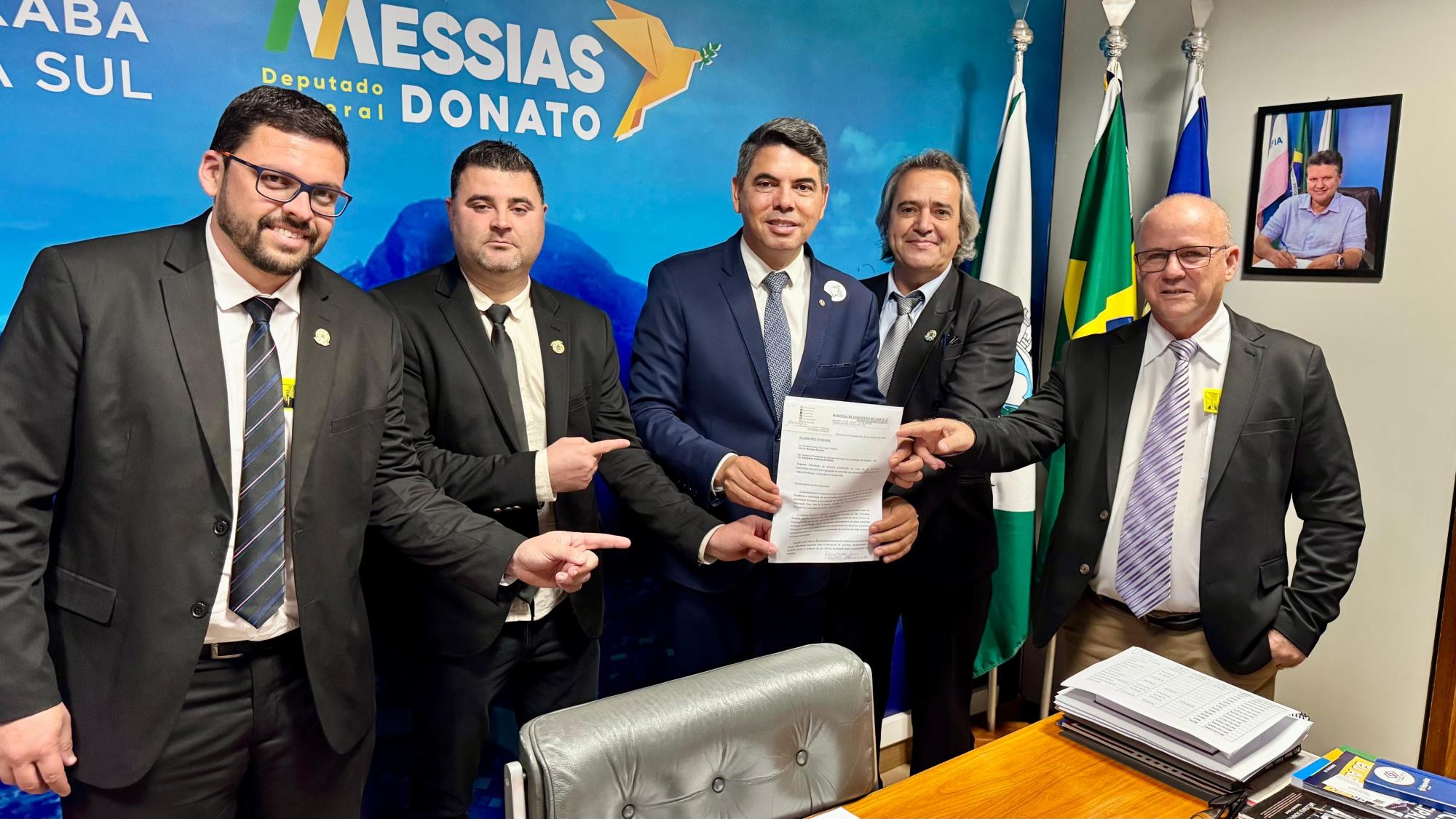 Messias Donato fortalece parcerias e reafirma compromisso com o desenvolvimento de Conceição do Castelo, ES