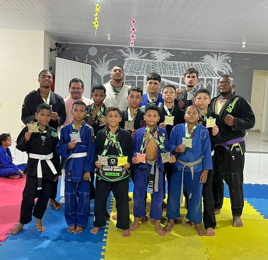 Projeto “Campeões do Futuro” conquista cinturão e 20 medalhas na 5ª Copa Litoral Norte