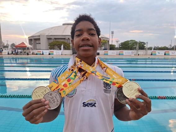 Espírito Santo encerra primeiro bloco de disputa dos Jogos Escolares Brasileiros com nove medalhas