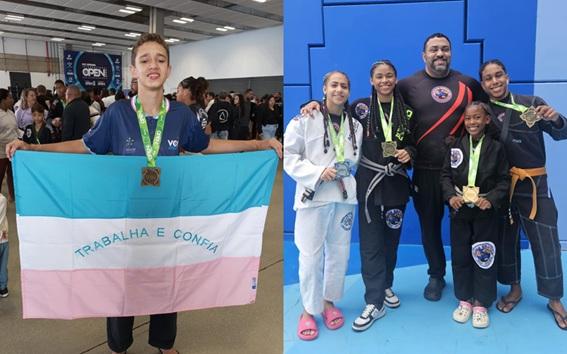 Atletas do Espírito Santo conquistam medalhas em competição internacional de jiu-jitsu no Rio de Janeiro
