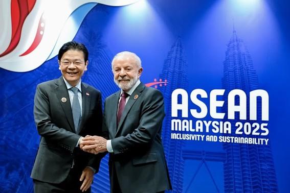 Lula se reúne com o primeiro-ministro de Singapura, Lawrence Wong