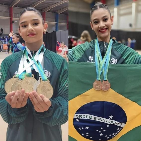 Ginastas do Espírito Santo brilham no Campeonato Sul-Americano na Argentina