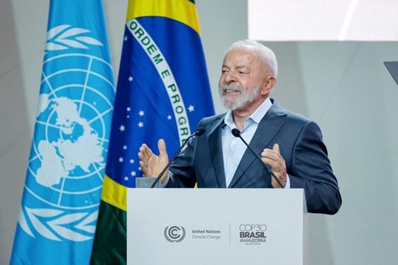 “A mudança do clima já não é ameaça do futuro. É uma tragédia do presente”, disse Lula na abertura da COP30