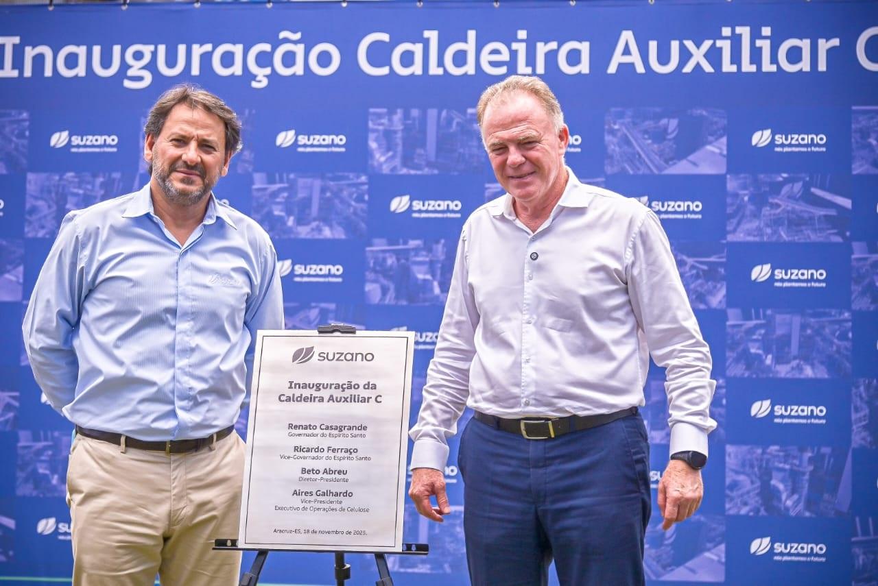 Fábrica inaugurada em Aracruz completa cadeia de produção da Suzano no Espírito Santo