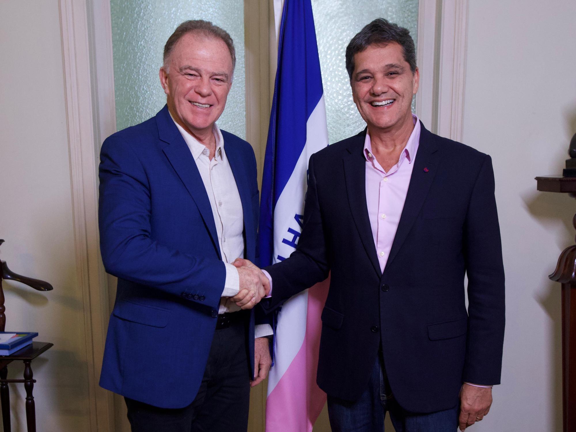 Governador Renato Casagrande confirma vice Ricardo Ferraço como candidato do grupo do Governo ao Palácio Anchieta em 2026