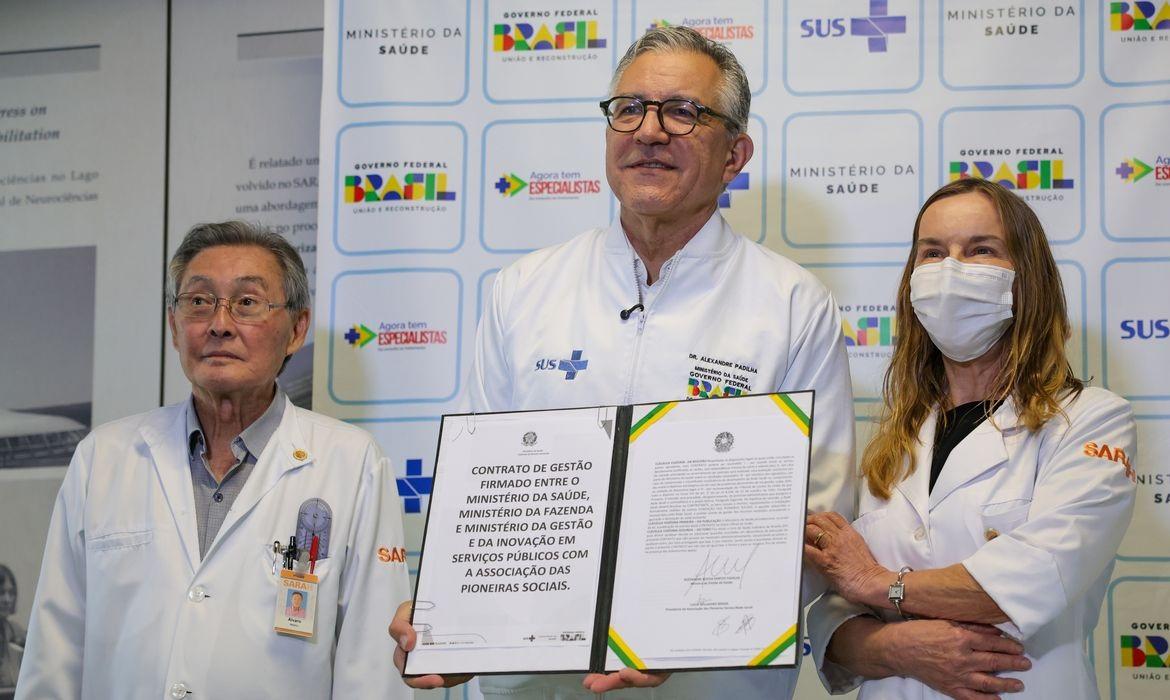 Ministério da Saúde renova contrato com Rede Sarah por R$ 7,5 bilhões