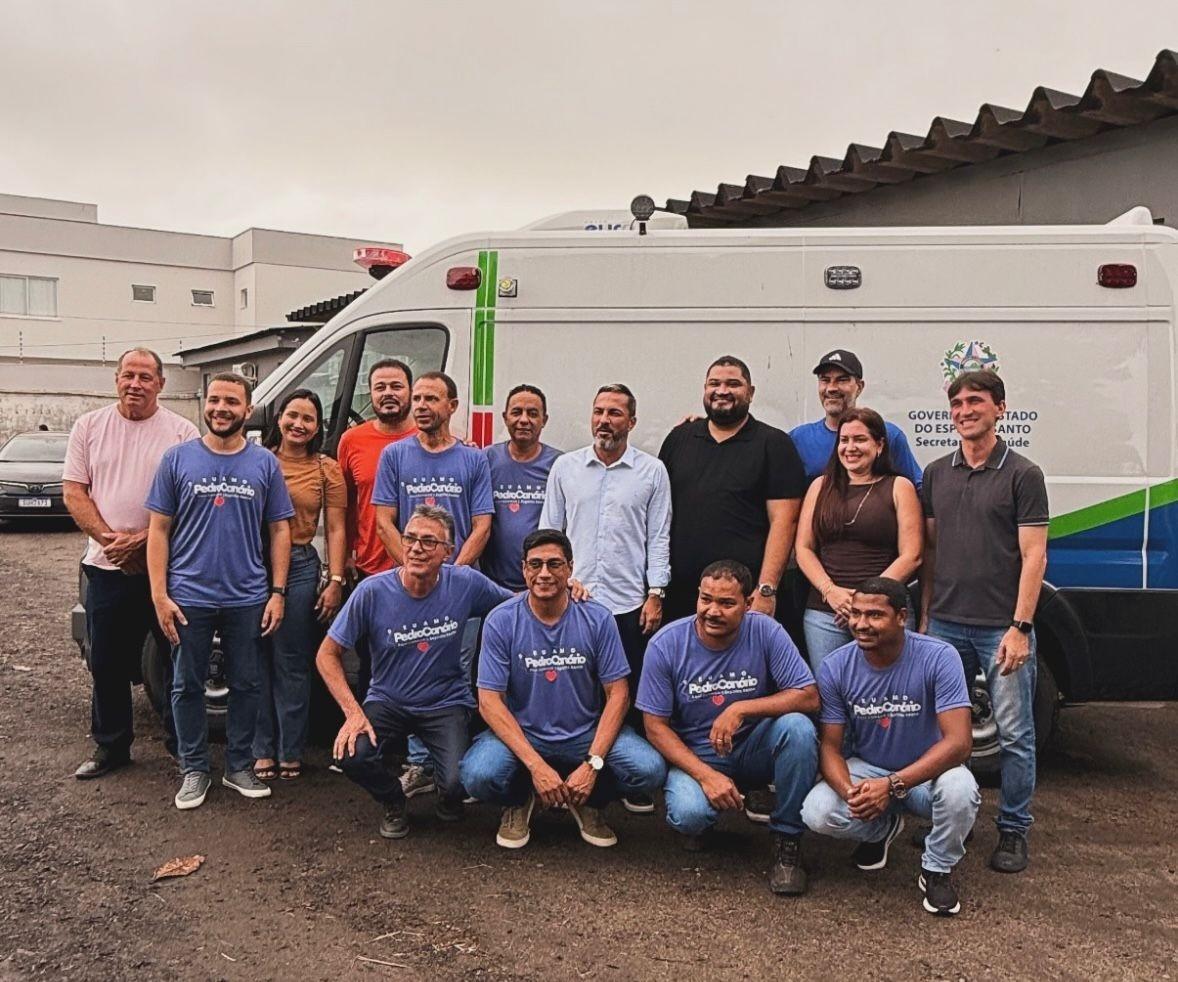 Pedro Canário, no ES, recebe ambulância zero km e óculos do programa estadual de oftalmologia
