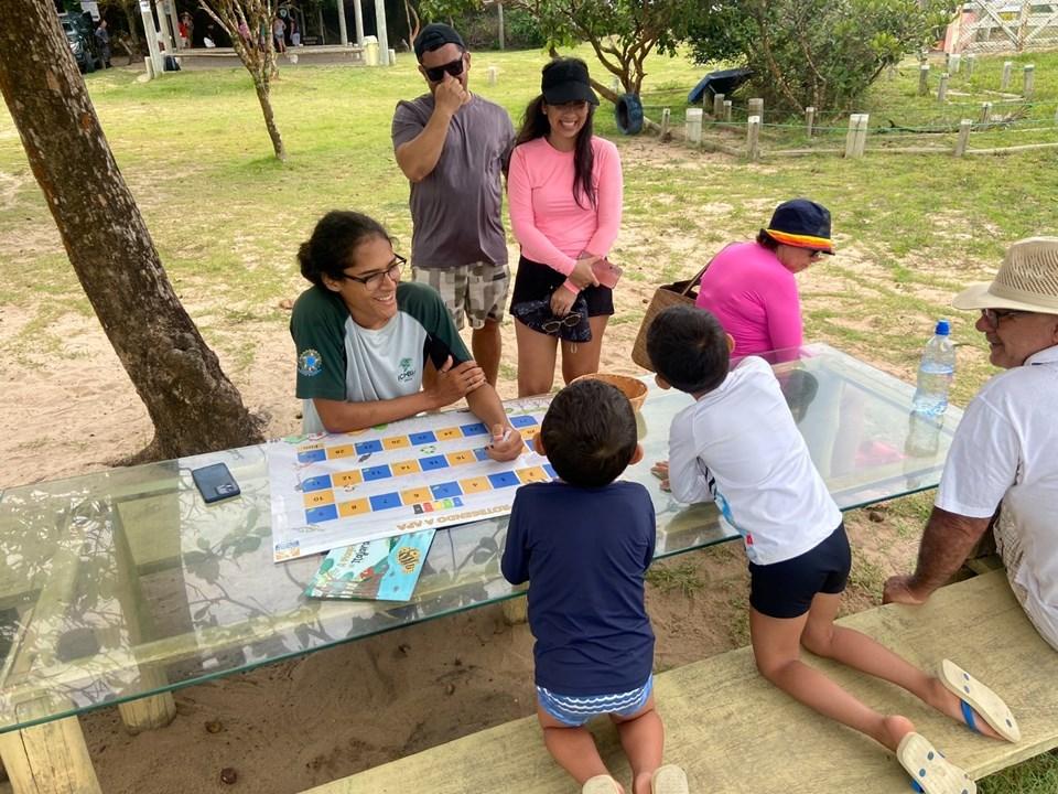 Iema participa de programação de férias com atividades educativas no Centro Tamar Guriri, em São Mateus, ES