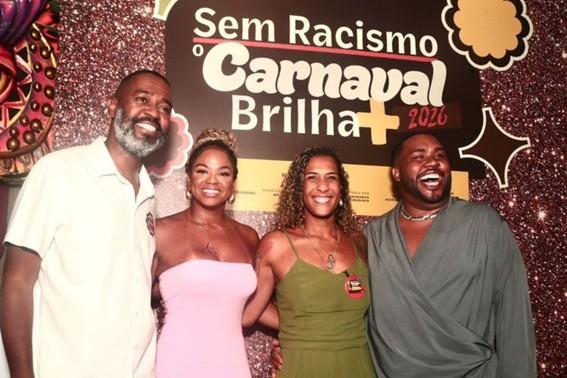 Governo do Brasil lança campanha ‘Sem Racismo o Carnaval Brilha Mais’, no Rio de Janeiro