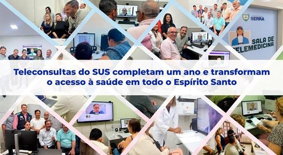 Teleconsultas do SUS completam um ano e transformam o acesso à saúde em todo o Espírito Santo