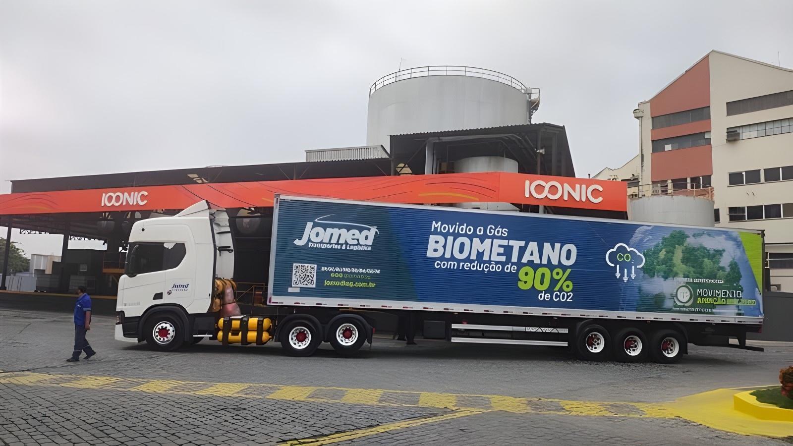 ICONIC avança na descarbonização logística com o uso de biometano em carretas