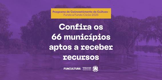 Fundo a Fundo Editais Municipais Ciclo 2025: conheça os municípios do Espírito Santo aptos a receber os recursos