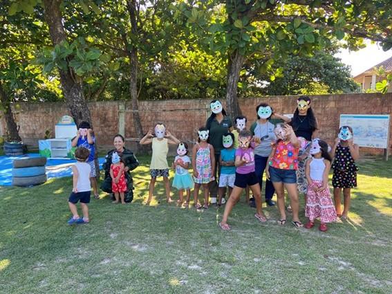 APA de Conceição da Barra, no ES, participa de programação de férias do Centro Tamar Guriri