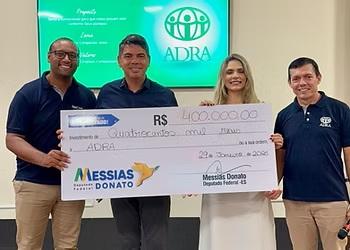 Recursos do mandato de Messias Donato fortalecem ações sociais da ADRA no Espírito Santo