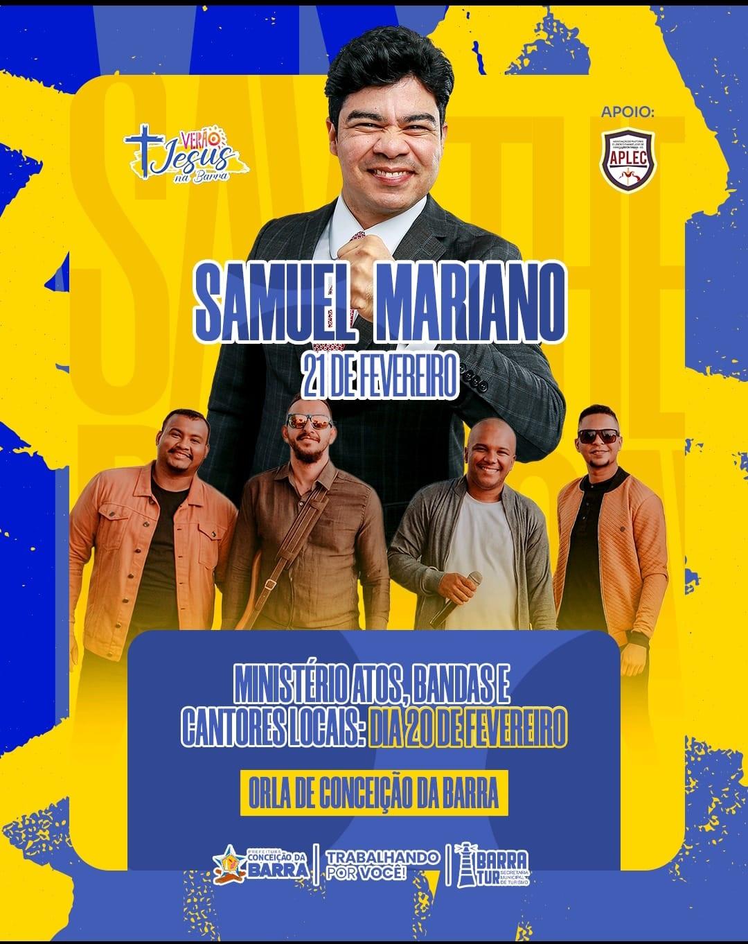 “Verão Jesus na Barra” reúne grandes nomes da música gospel nos dias 20 e 21 em Conceição da Barra, ES