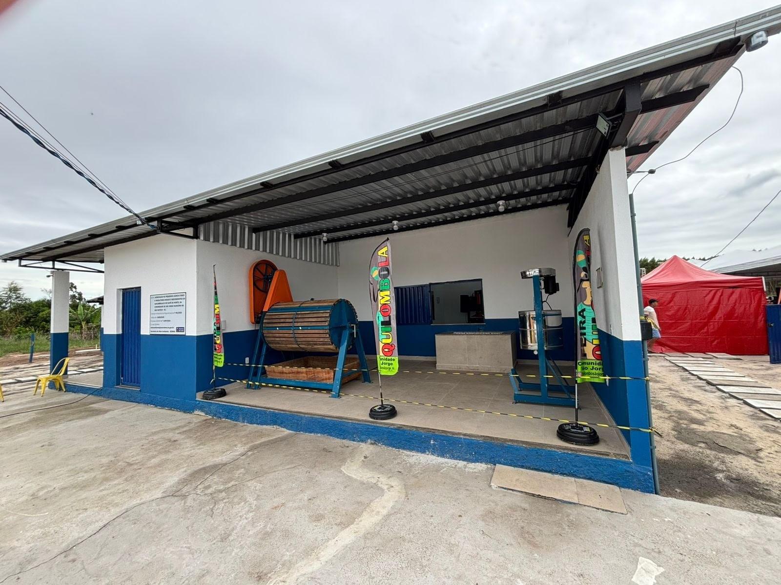 Nova farinheira garante futuro e tradição na comunidade São Jorge