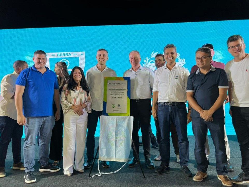 Governo do Espírito Santo entrega obras do Binário de Feu Rosa, na Serra