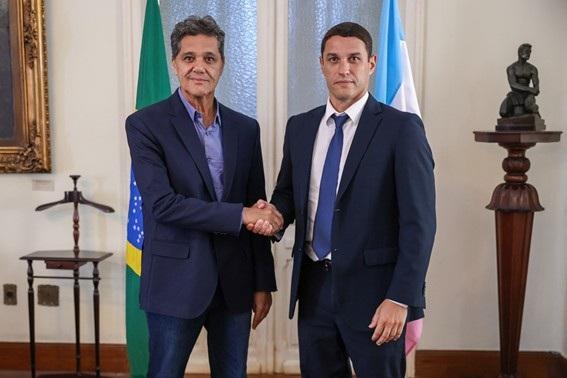 Governador Ricardo Ferraço anuncia Jordano Bruno como novo delegado-geral da Polícia Civil do Espírito Santo