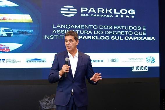 Governador do Espírito Santo, Ricardo Ferraço, assina decreto e lança estudos do ParkLog Sul Capixaba