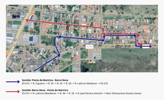 Macrodrenagem: DER-ES interdita trecho da ES-010 em Guriri por 40 dias a partir de segunda-feira (11)