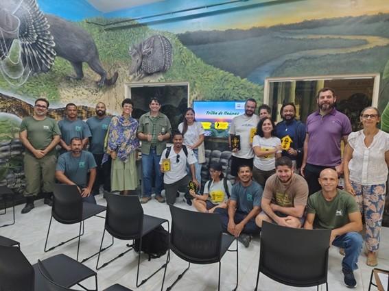 Iema apresenta Trilha de Itaúnas como integrante da Rede Brasileira de Trilhas, em Conceição da Barra, ES