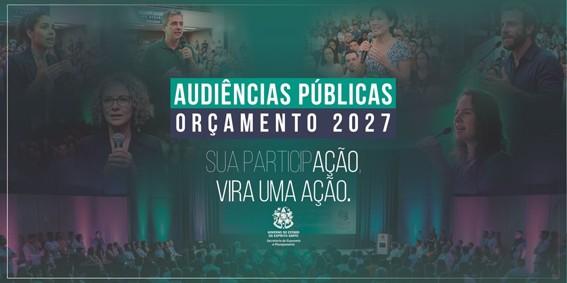 População do Espírito Santo já pode contribuir com propostas on-line para o Orçamento 2027 do Governo do Estado