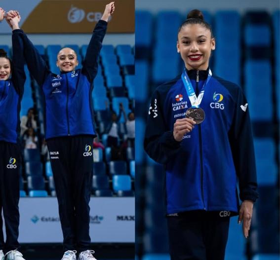 Atletas do Espírito Santo conquistam cinco medalhas para o Brasil no Pan-Americano de Ginástica Rítmica