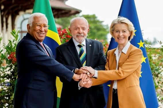 Lula se reúne com os presidentes da Comissão Europeia e do Conselho Europeu