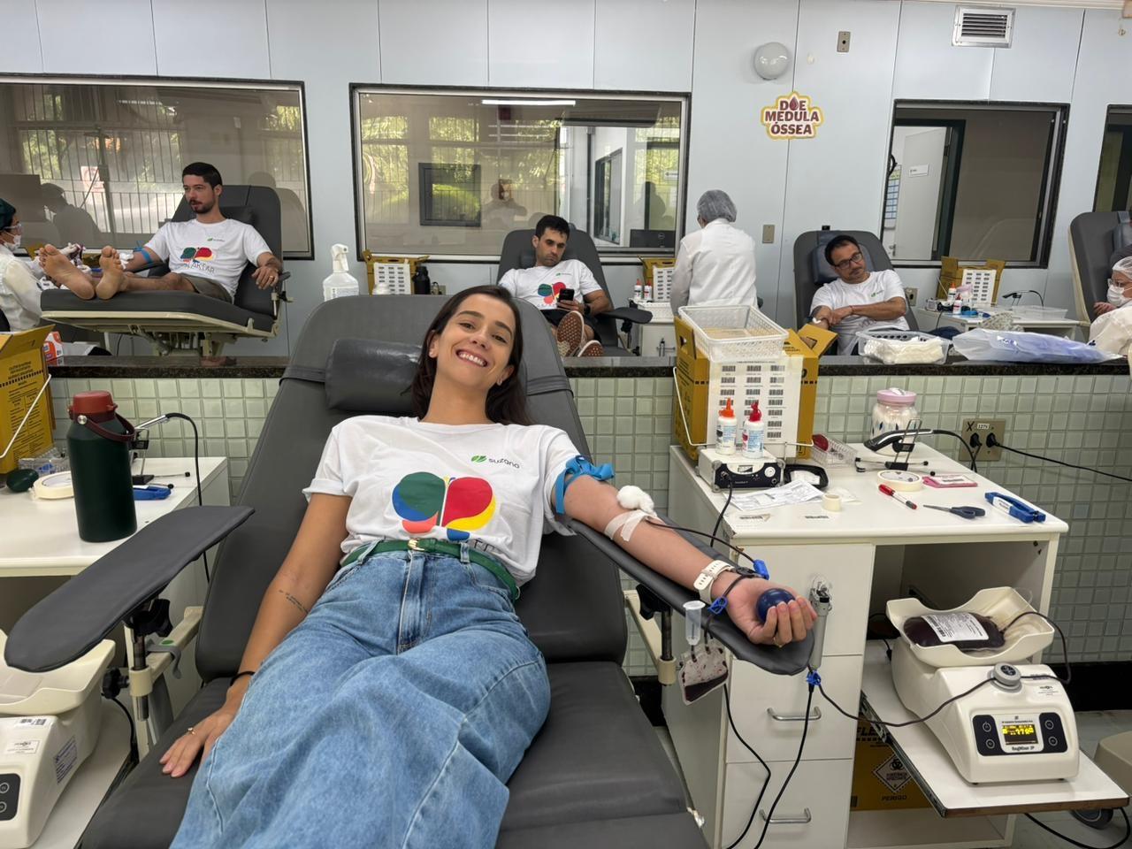 Suzano reúne voluntários(as) em campanha de doação de sangue no Espírito Santo