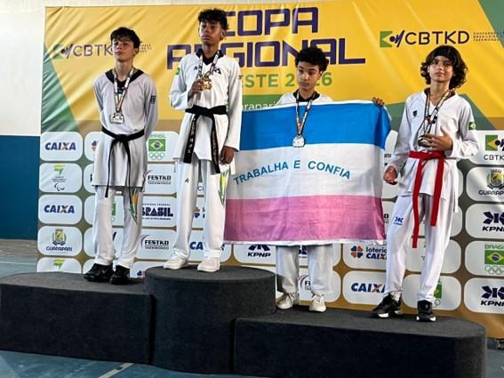 Atletas do Espírito Santo garantem medalhas na Copa Sudeste de Taekwondo