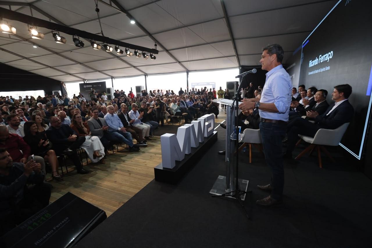 GWM lança fábrica em Aracruz e marca nova etapa para a indústria automotiva no Espírito Santo