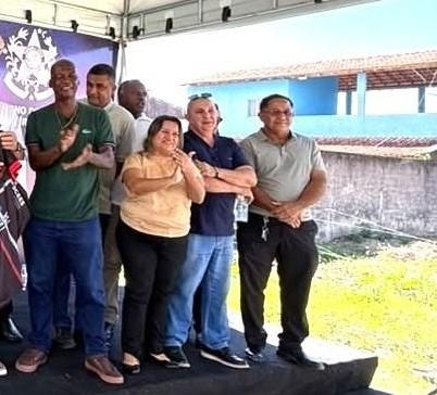 Camila destaca parceria entre Governo do Estado e Município após anúncio de reforma dos Campos Bom de Bola em Conceição da Barra, ES