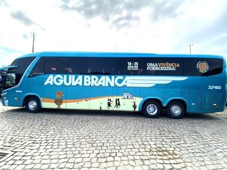 Viação Águia Branca promove apresentação de forró na Rodoviária de Vitória para celebrar o Festival de Itaúnas, em Conceição da Barra, ES