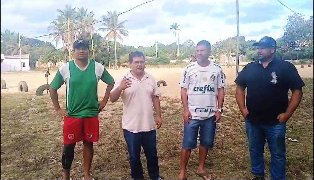 Campo da comunidade de Barreiras, no distrito do Cricaré, em Conceição da Barra, no ES, será contemplado com nova iluminação em LED
