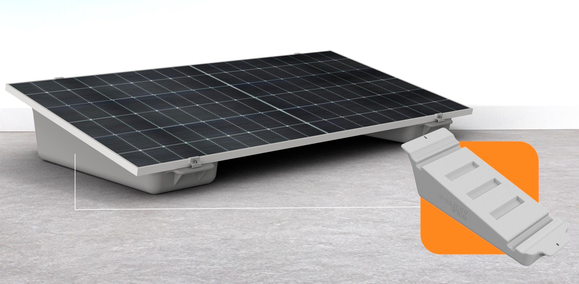 Novo sistema de fixação da Fortlev Solar dispensa perfurações em telhados de laje