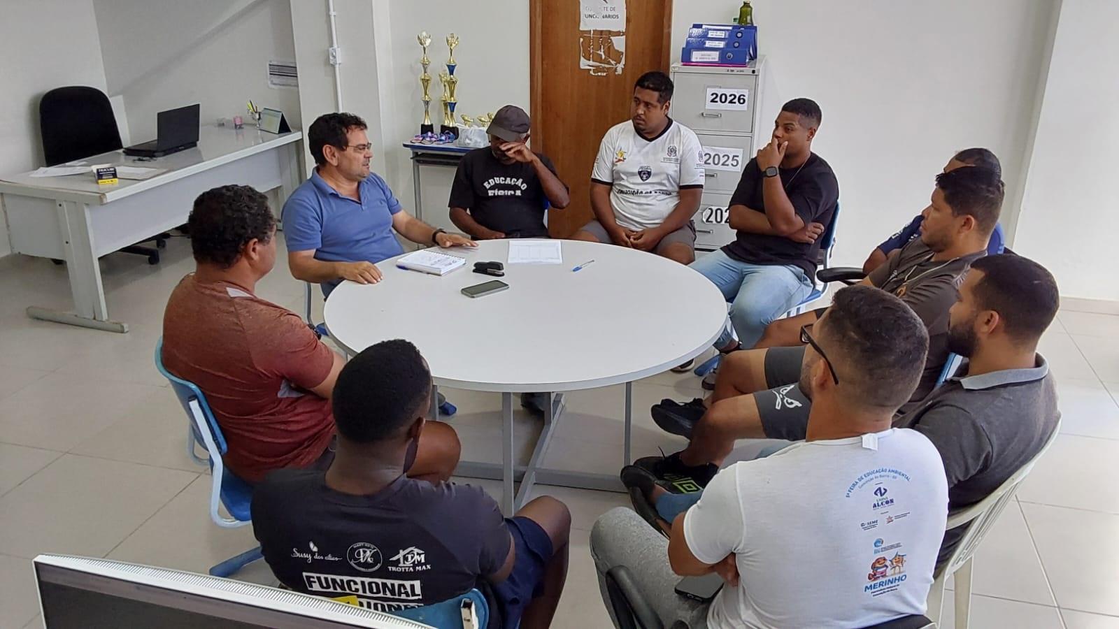 Nova era no esporte em Conceição da Barra, ES: Reunião na Secretaria de Esporte e Lazer define reestruturação das categorias de base, campeonato municipal e copa cabrito