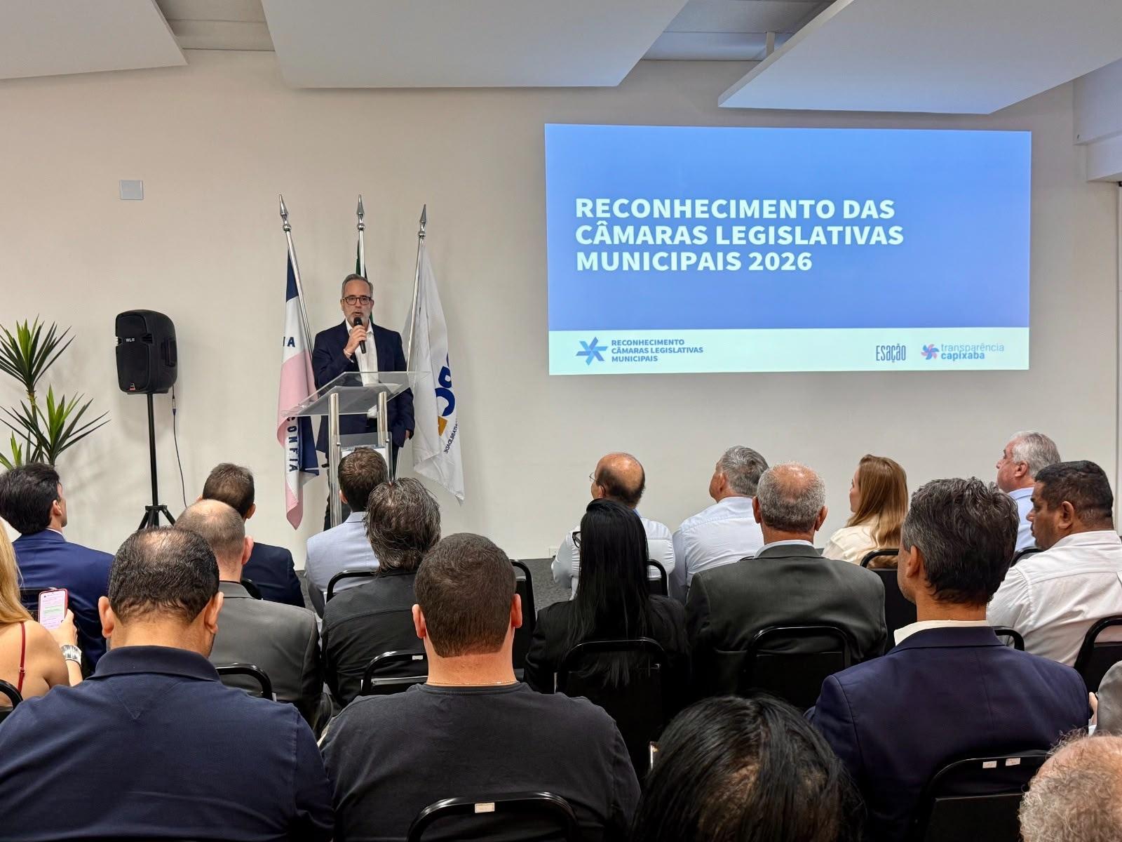 Transparência e boas práticas legislativas rendem reconhecimento a vereadores e câmaras municipais da Grande Vitória, no ES