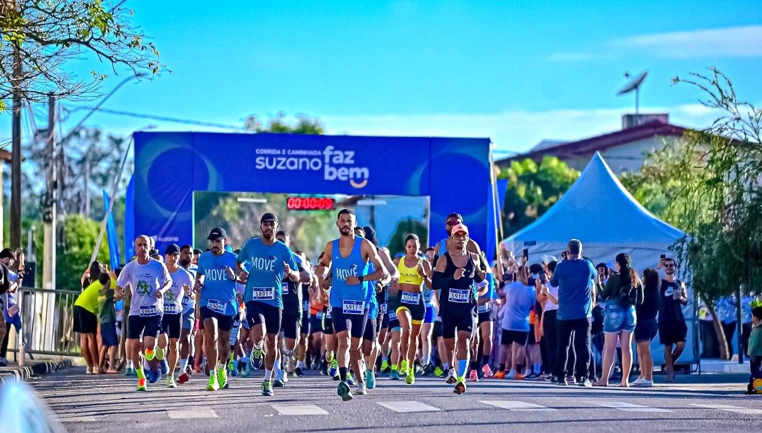 Inscrições para a 5ª Corrida e Caminhada Suzano Faz Bem em Aracruz, no ES, abrem na próxima segunda-feira (17)