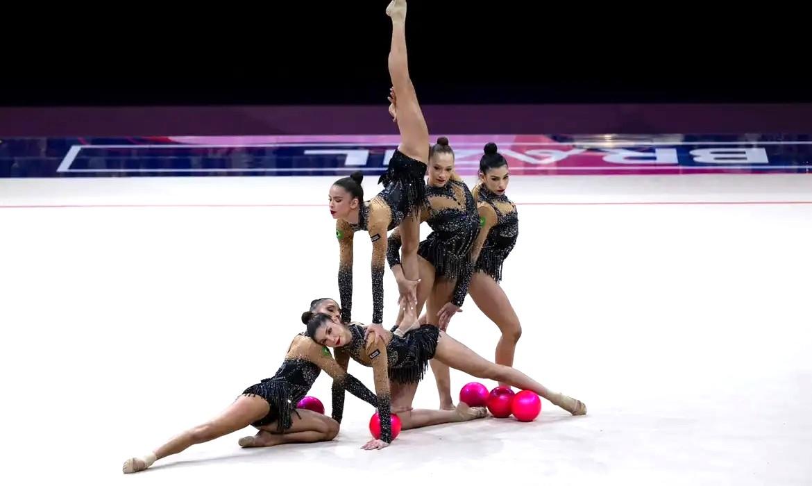 Ginástica rítmica: Brasil é bronze e garante vaga em Los Angeles 2028