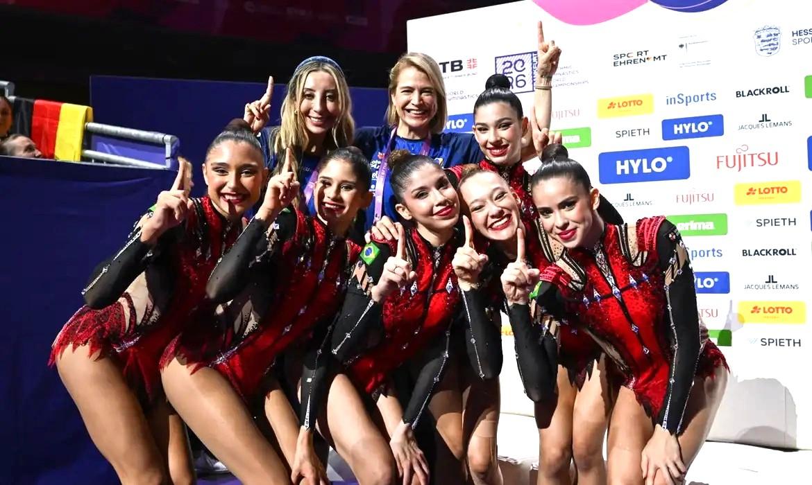 Brasil faz história e leva dois ouros no Mundial de ginástica rítmica