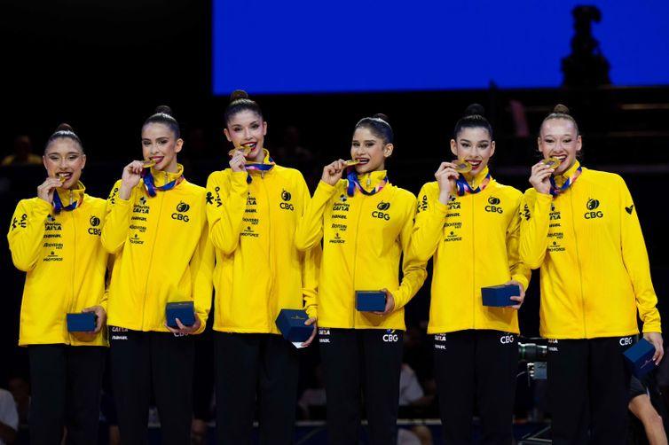 Brasil faz história e leva dois ouros no Mundial de ginástica rítmica