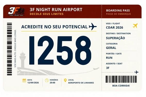 Pista do Aeroporto de Linhares, no ES, será palco de corrida noturna com mais de 700 atletas